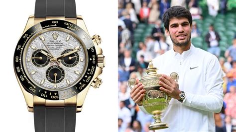 rolex daytona carlos alcaraz|Carlos Alcaraz watches.